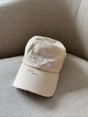 Girl Tribe Thank You for Being a Friend Distressed Hat
